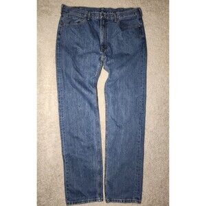 Levi’s 505 Regular Fit Jeans Men’s 40x38 Blue Medium Wash Denim Straight Leg